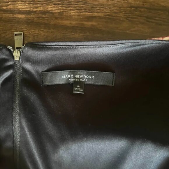 Marc York By Andrew Marc Sequined Sleeveless Sheath Dress - Picture 3 of 3